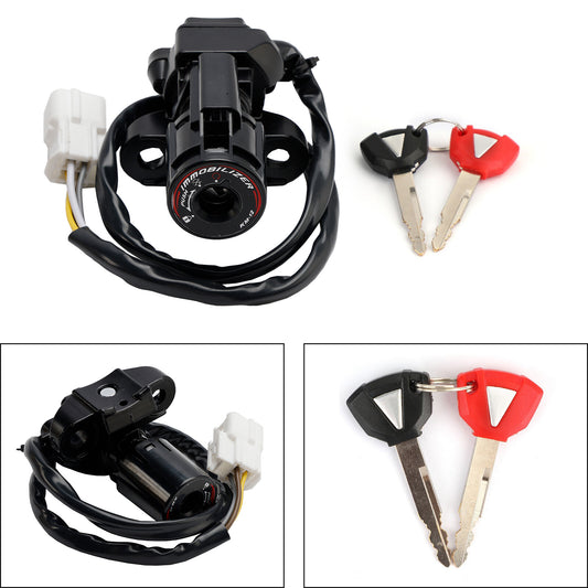 Ignition Switch Keys Fit for Kawasaki ZX636 ZX6R ZX10R Ninja 400R 650 1000 11-19