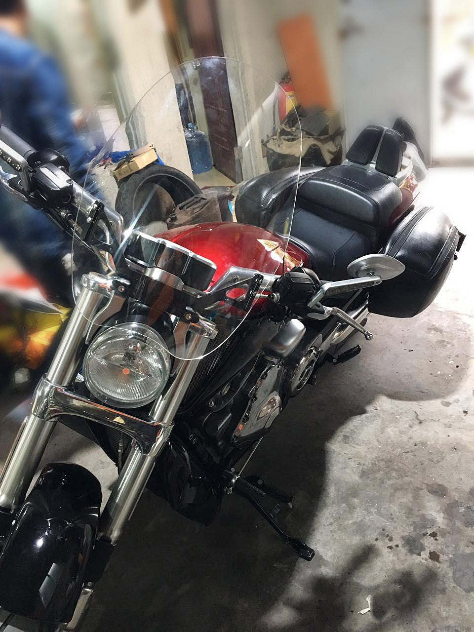 ABS Windshield Windscreen fit for VRSCF V-ROD MUSCLE 2009-2017 Clear