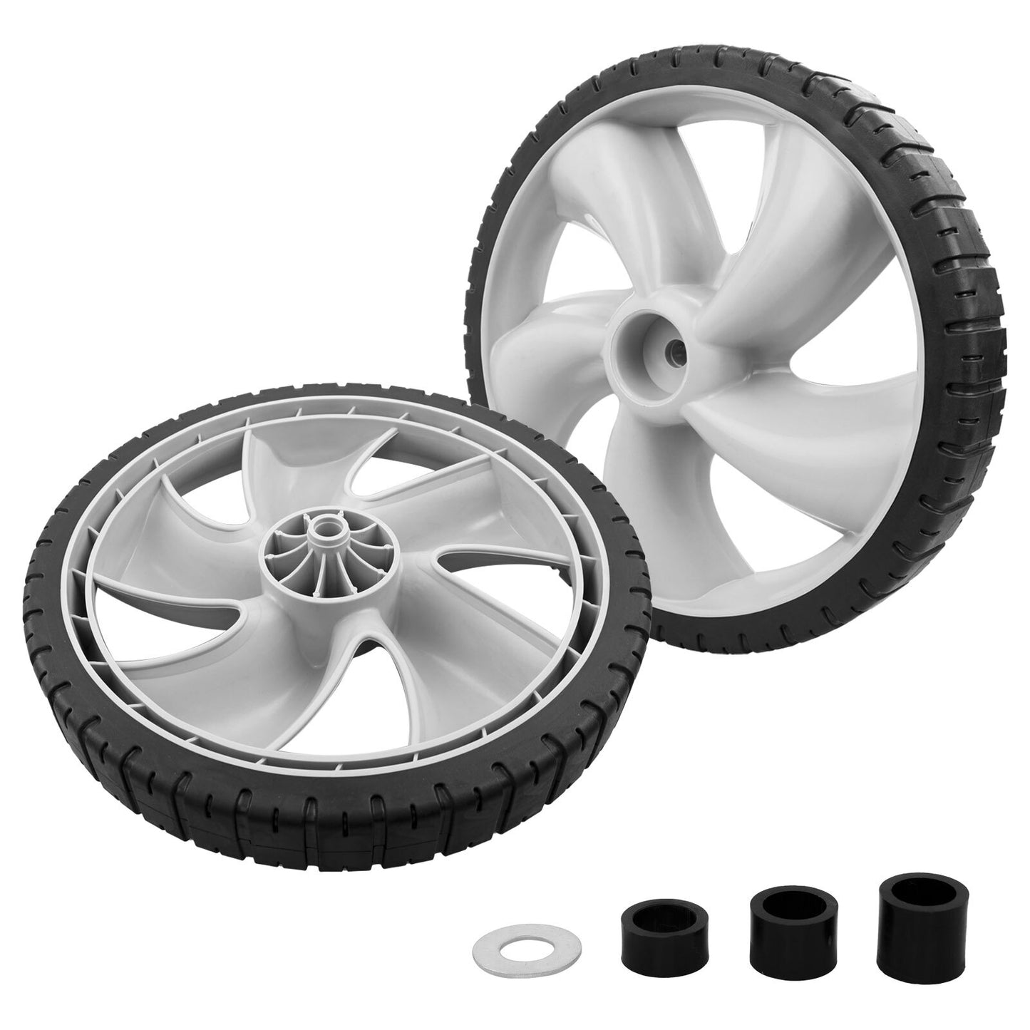 12" Rear Lawn Mower Wheels For Craftsman Poulan Husqvarna Troy Bilt 490-324-0002