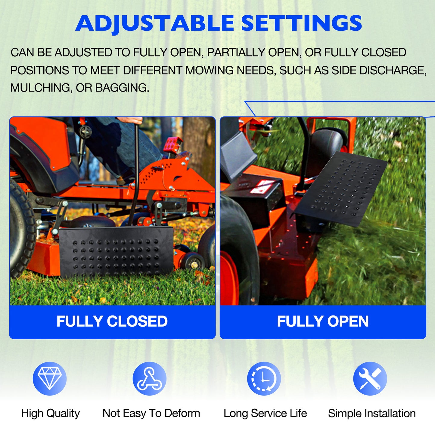 088-6003-00 Advanced Chute Blocker System Fits Most ZT Toro Mowers ACS6000ULS