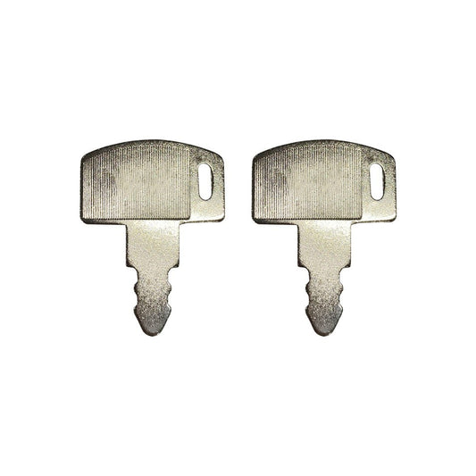 Solid Spare (2) Ignition Key For Mahindra Tractor 2310 2810 3510 4110 - 14446213200