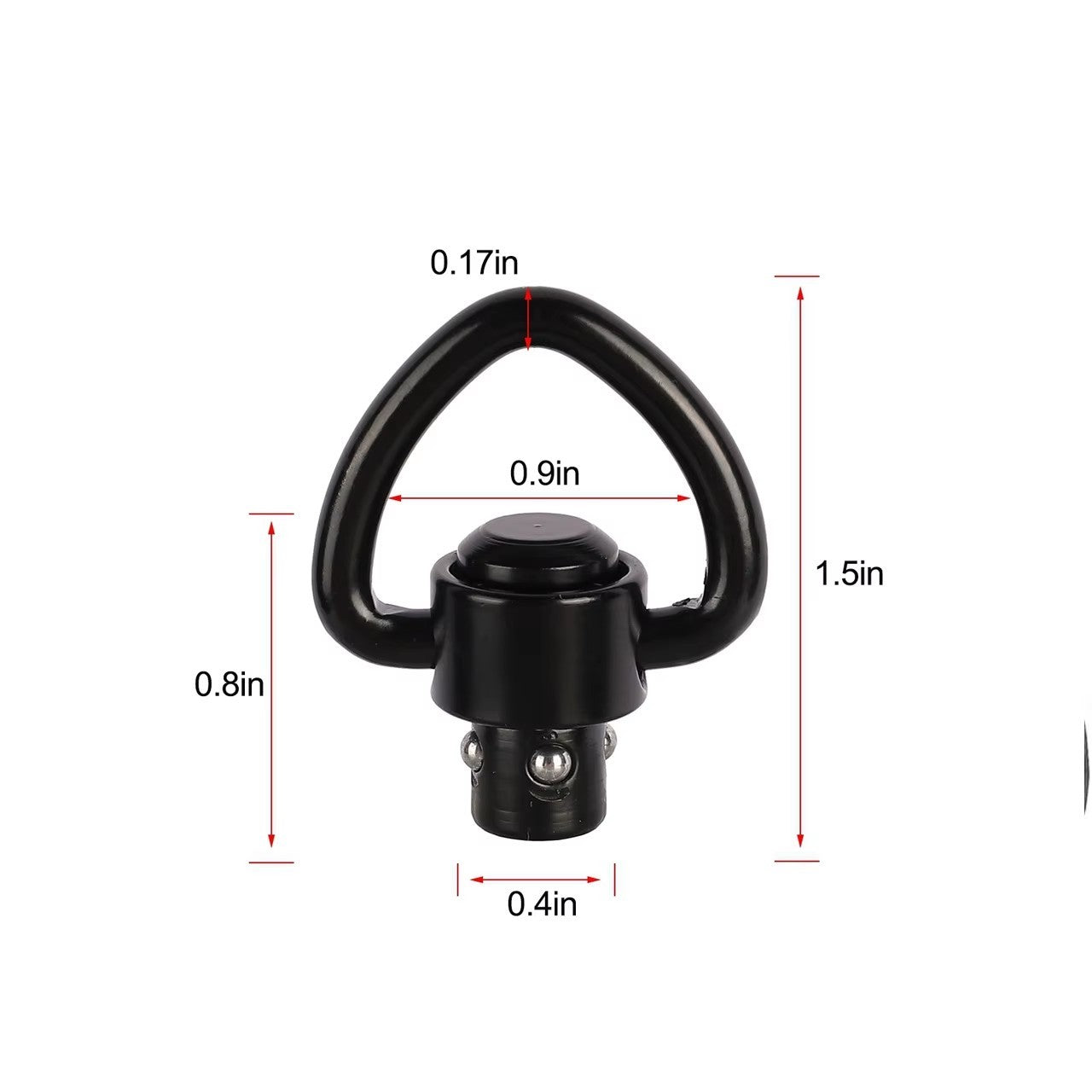 4X Push Button QD Quick Detach/Release Rifle Heavy Duty Sling Swivel Mount