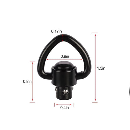 4X Push Button QD Quick Detach/Release Rifle Heavy Duty Sling Swivel Mount