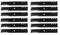 Solid Spare 12 MOWER BLADES Fits Hustler 60" Raptor SD Replaces 793794 794685