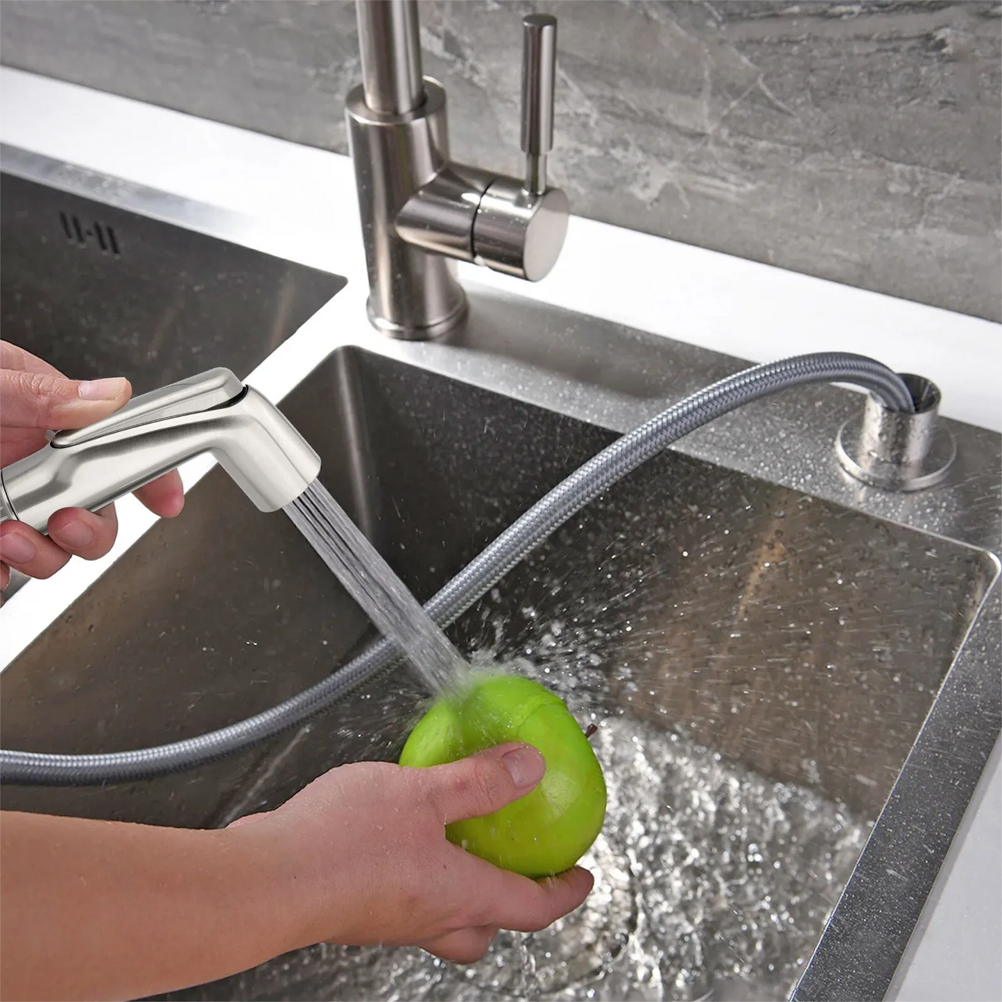 Pull Out Sink Side Sprayer Head Kitchen Faucet Replacement Attachment