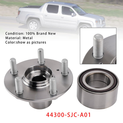 Front Wheel Hub & Bearing 44300-SJC-A01 For Honda Ridgeline 2006-2014