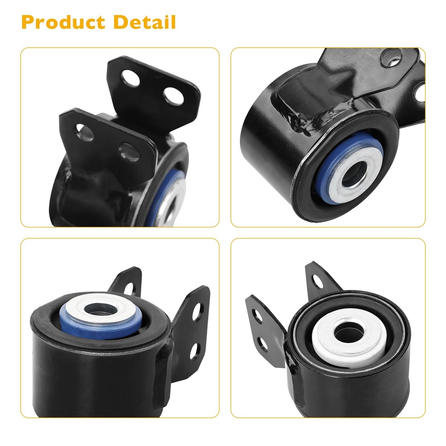 2x K201187 Front Forward Lower Control Arm Bushing For 2007-17 GMC Acadia Chevy