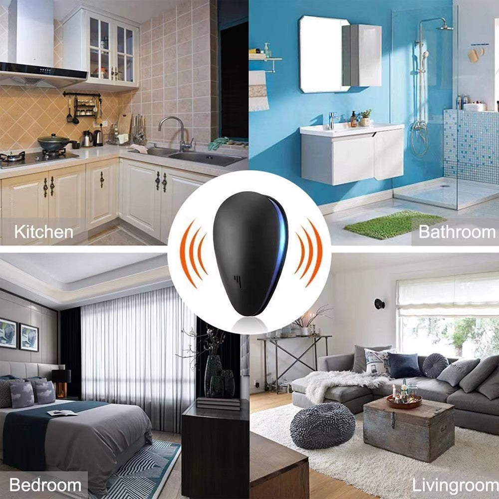 6 pcs Ultrasonic Pest Repeller Control Electronic Repellent Mice Bug Rat Reject