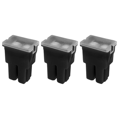 80A Straight Female Fuse Cartridge FLF PAL Auto Link for Car Truck RV SUV - 3pk
