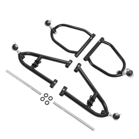 Solid Spare Black Front Extended A-Arm For Yamaha Raptor 250 YFM250R 2008-13 Powder Coated