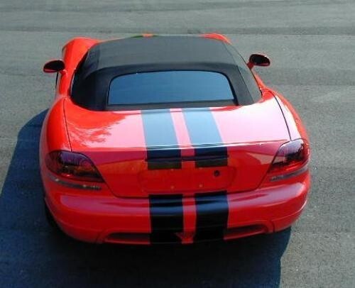 8" VINYL RALLY STRIPES RACING STRIPE KIT HOOD TRUNK ROOF KIT For DODGE VIPER