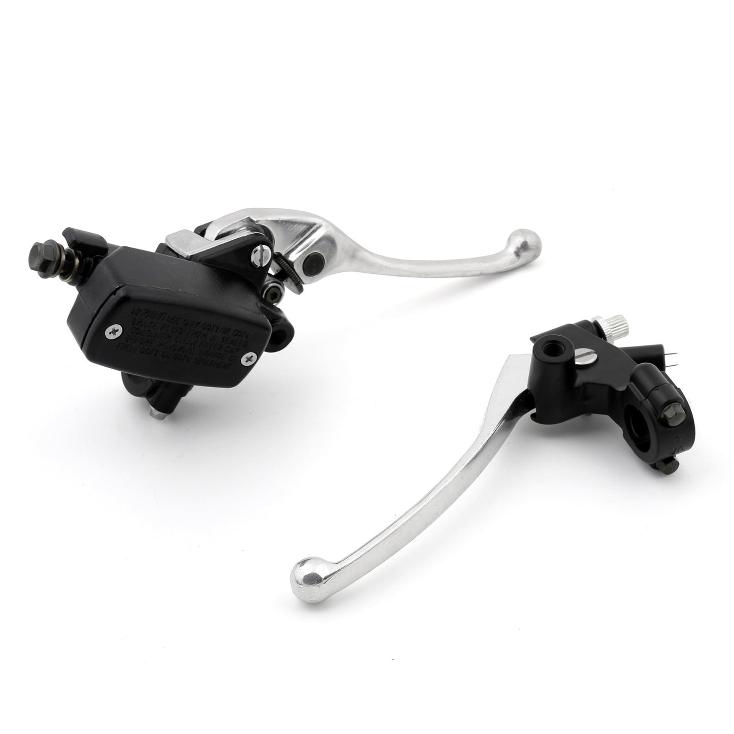 7/8" Handlebar Chrome Hand Control Reservoir Brake Clutch Lever Motorcycle Bike