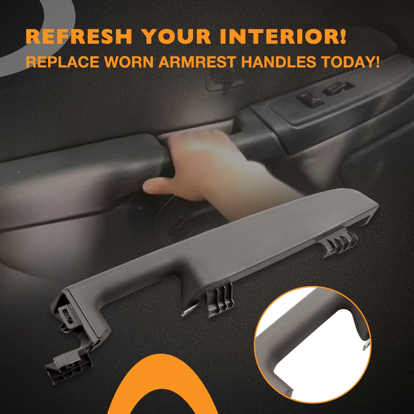 Door Armrest Handle Driver Passenger Kit For 1999-06 Chevy Suburban GMC Cadillac