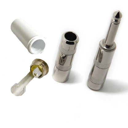 1/4"MONO TS Phone Audio Phono Guitar Cable Male Connector Plug Jack 6.35mm