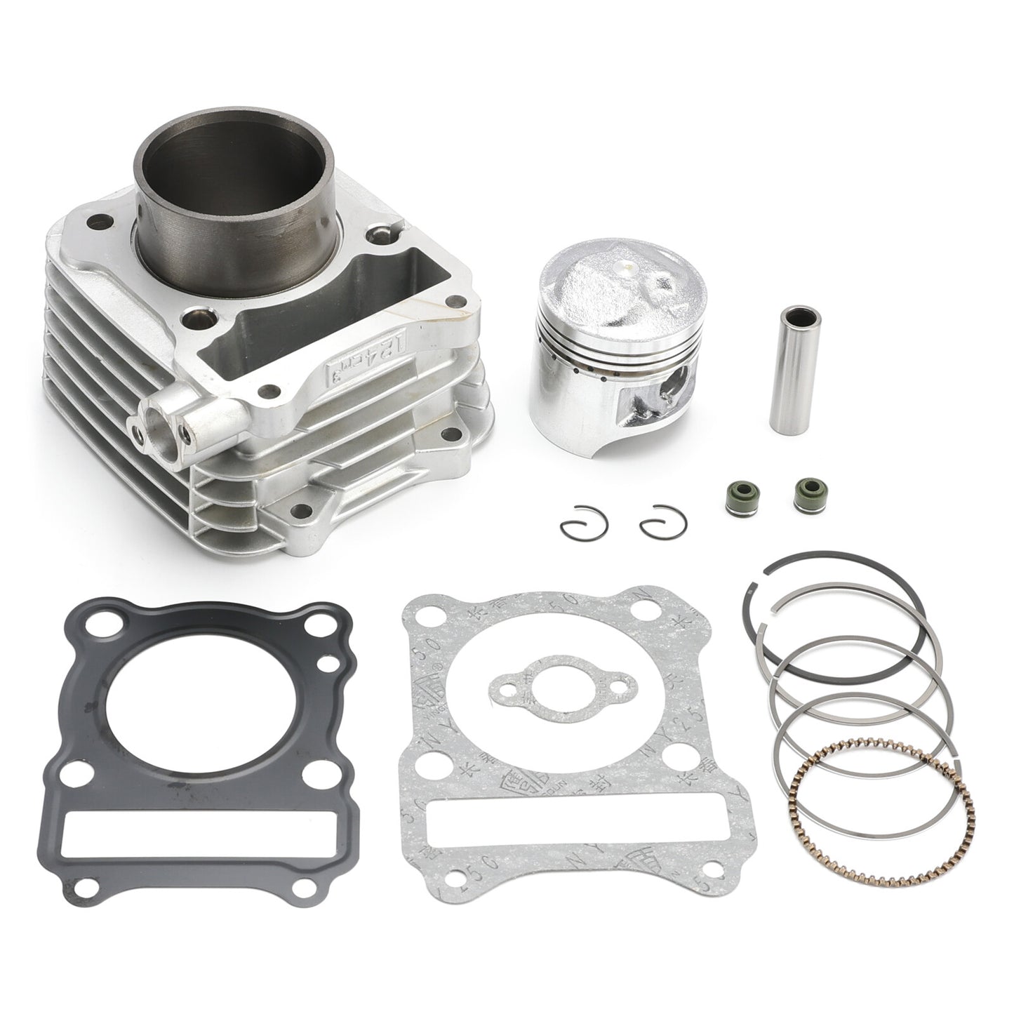 Stock Bore Cylinder Piston Top End Rebuild Kit For Suzuki DR-Z 125 125L 03-2022