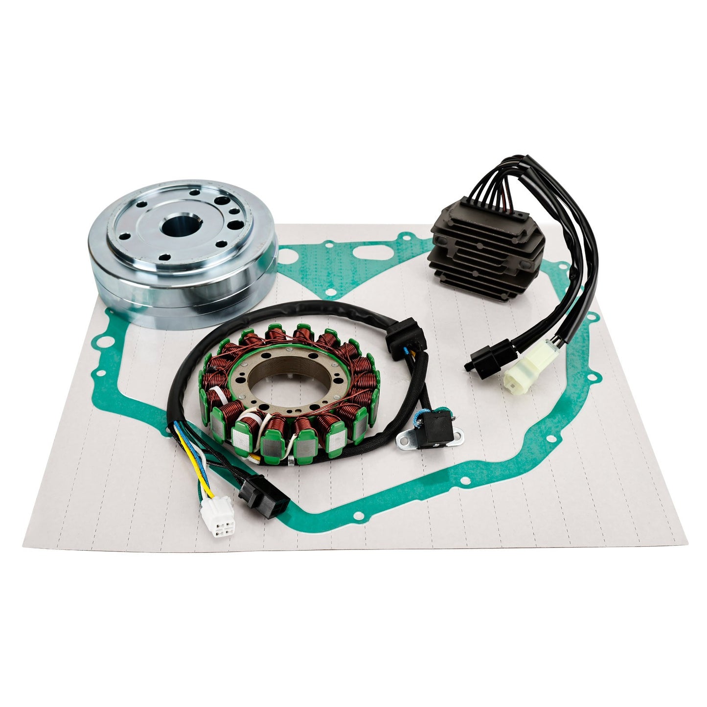 Kit Stator Rotor Regulator Rectifier Cover Gasket For Arctic Cat 400 ATV 03-08