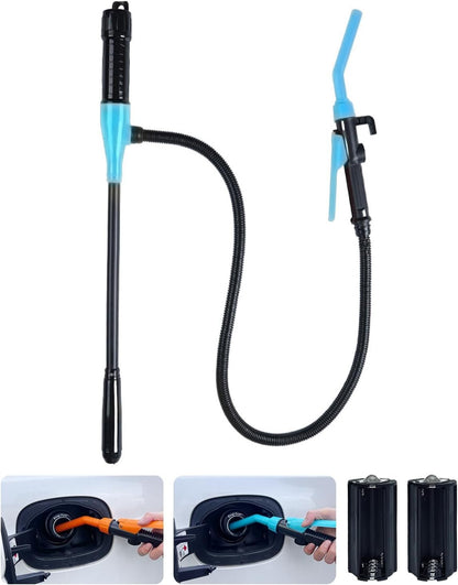 Liquid Transfer Siphon Pump 2.4 GPM Battery Powered For Gasoline Oil Water Fuel
