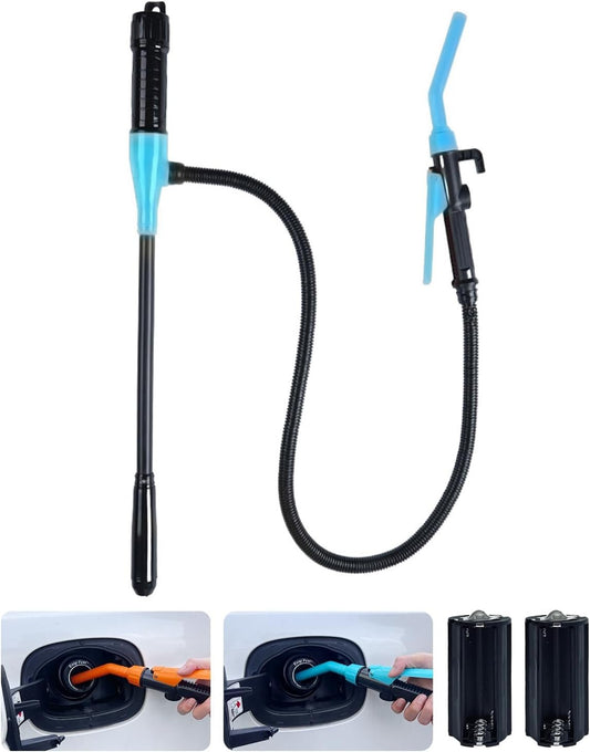 Liquid Transfer Siphon Pump 2.4 GPM Battery Powered For Gasoline Oil Water Fuel