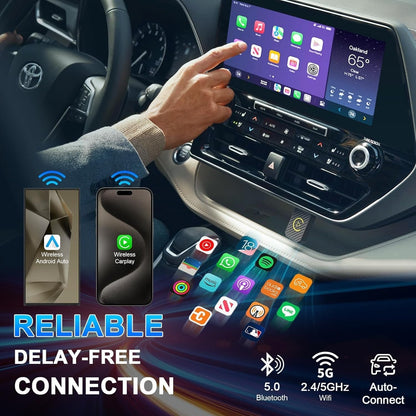Wireless USB CarPlay Adapter Wireless Carplay Dongle For iPhone Apple Plug &Play