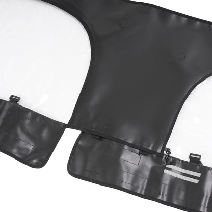 Solid Spare UTV Soft Upper Door Enclosure Set For Can Am Maverick X3 Max Turbo DS RS 2017-25