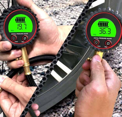 Digital Accurate Air Pressure Tire Gauge 255PSI Meter Tester for Truck Car Bike