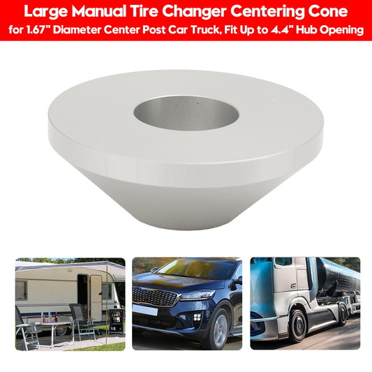 Large Manual Tire Changer Centering Cone for 1.67"Diameter Center Post Car Truck