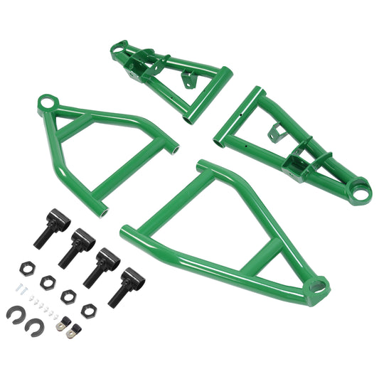 Solid Spare 4PCS High Clearance Front A Arms Set For Kawasaki Teryx / 4 /800 2012-2024 Green