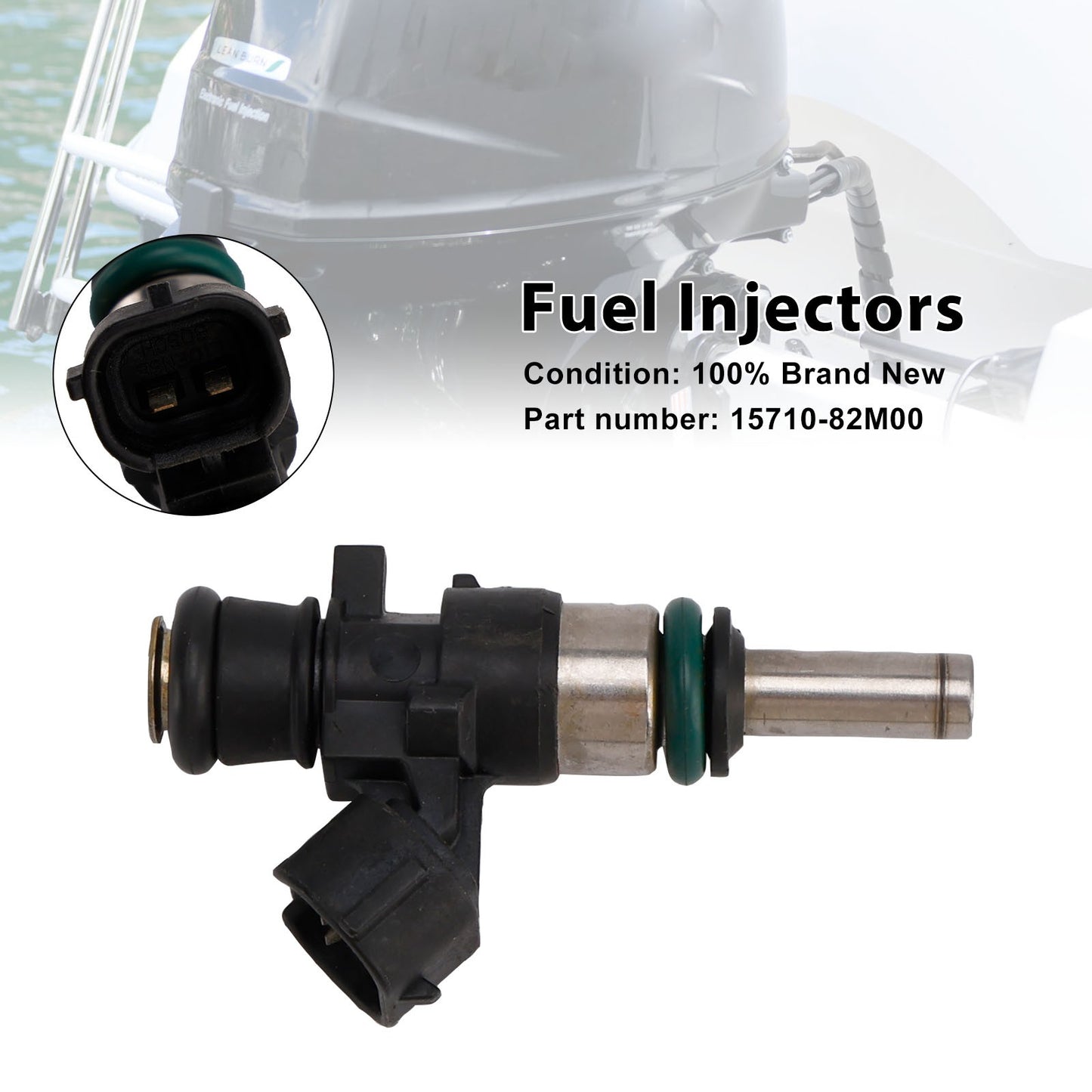 15710-82M00 Fuel Injectors For Suzuki Outboard 25HP 30HP DF25