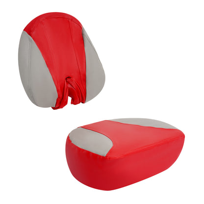 Solid Spare PVC Red Gray Full Set Seat Covers For Sea-Doo Speedster 150 2007-2011 2008 2009