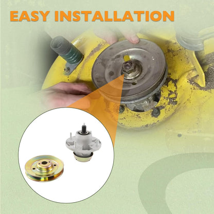 AM124498 Deck Spindle & Pulley For 48" 54" John Deere Z425 Z435 Z445 M163464