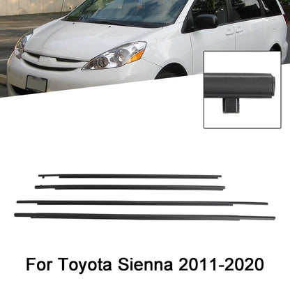 Car Window Weatherstrip Seal Belt Moulding For Toyota Sienna 2011-2020 2012 2013