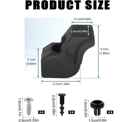 1 Pair Tailgate Stop Bumper FL3Z-99439A00-B FL3Z-99439A00-A for Ford F150