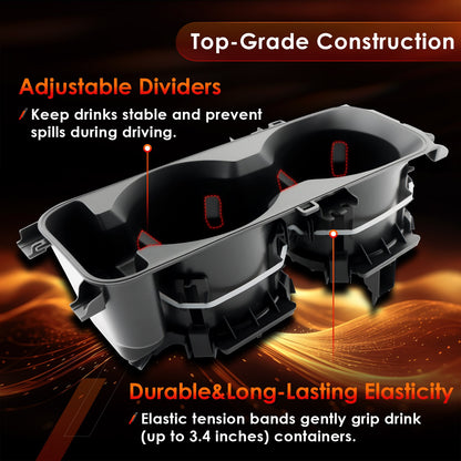 LB5Z-7813562-AB Center Dual Cup Holder Fit Ford Explorer Dual Cup Holder 2020-25