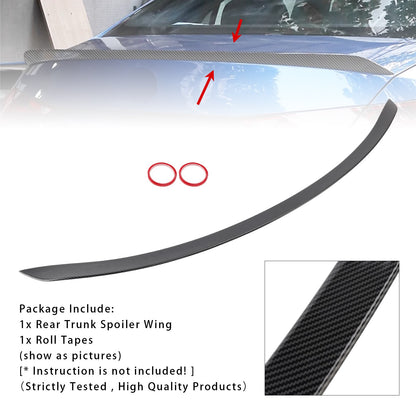 Carbon Fiber Look Rear Spoiler Wing For Mercedes Benz W206 C63S Style 2022+