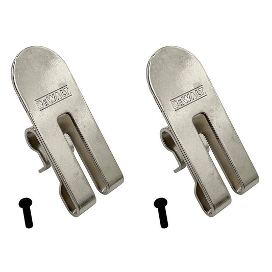 Solid Spare (2) DeWalt N435687 Belt Hook Clip Kit for DCF620 DCF620B DCF622 Drywall Screwgun