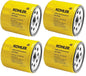 Solid Spare (4) Kohler Engine Pro Performance Oil Filters 5205002S