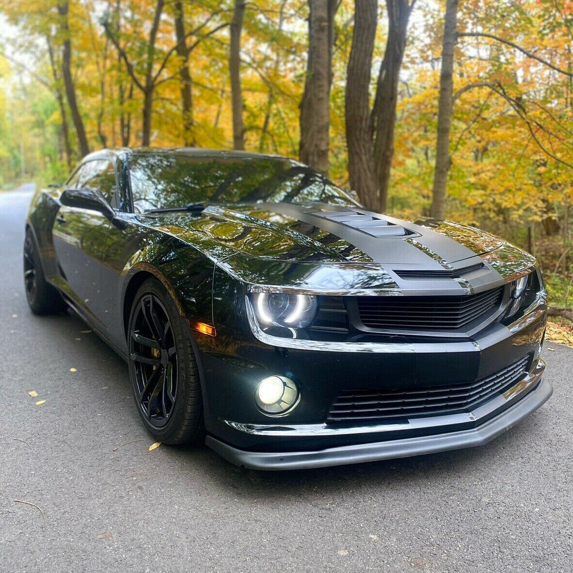 Solid Spare Black Heritage Upper Grille For 2010-13 Chevy Camaro ZL1 2012-15 #92208704