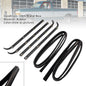 4PCS Door Window Seal Belt Weatherstrip+2PCS Seal Kit For Ford F150 F250 F350