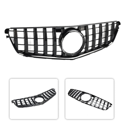GTR Style Front Bumper Grille Grill Fit Benz C-Class W204 C300 C350 2008-2014