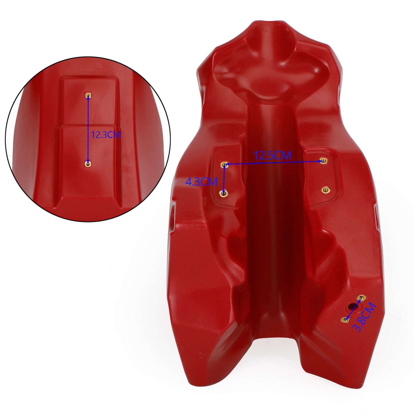 Gas Tank Fuel Tank RED For Honda CR 500 R 89-01 CR 250 R 88-89 CR 125 R 88-90
