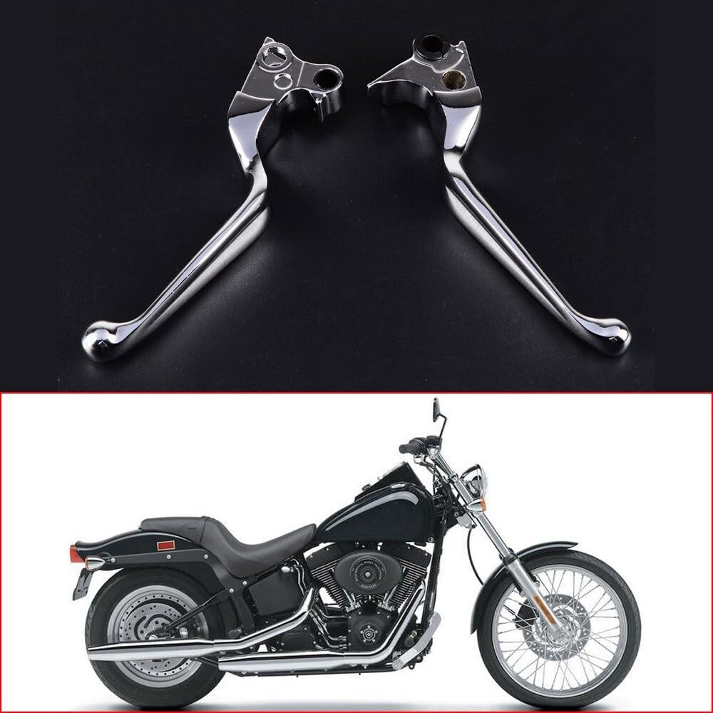 Brake Clutch Lever Chrome for Harley Davidson Road King Softail Street Bob 96-14