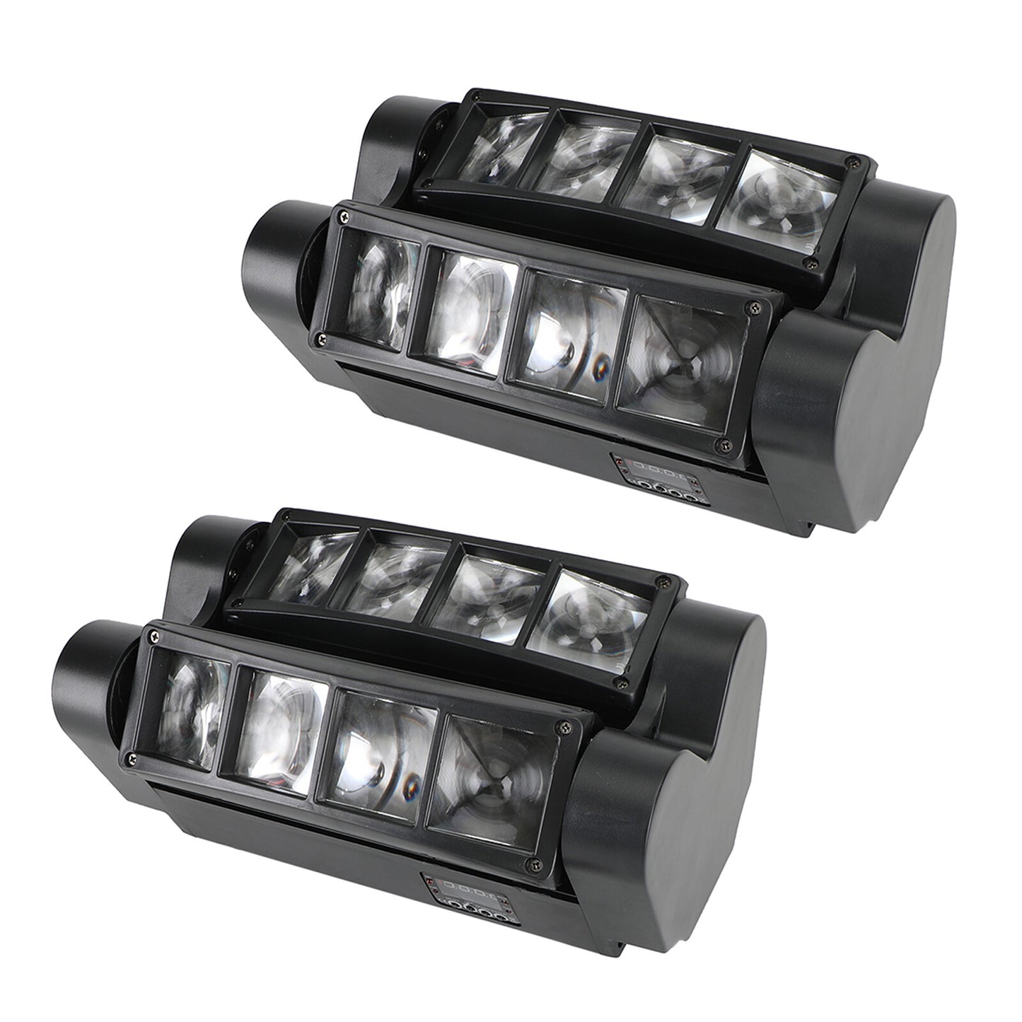 2x 80W 8LED RGBW Spider Moving Head Stage Lighting Beam DMX Party DJ Lighting US