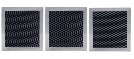 Solid Spare (3) Compatible with C-6214 Charcoal Carbon Filters for Whirlpool Microwave Range