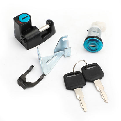 Ignition Switch Fuel Gas Cap Seat Lock Set Keys For 91-03 Honda CB750 Nighthawk