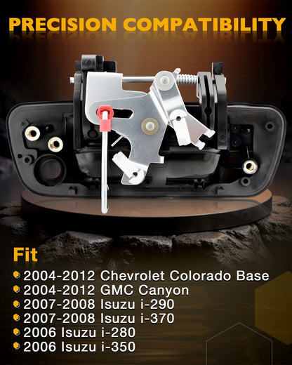 80584 Metal Tailgate Latch Handle Fit Chevy Colorado GMC Canyon Isuzu 2004-2012