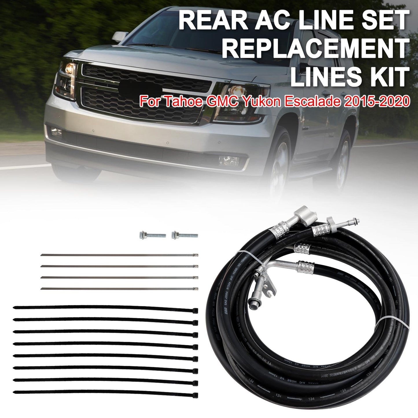 Rear/Aux AC Line Set #YSH34913 For Tahoe GMC Yukon Escalade 2015-2020