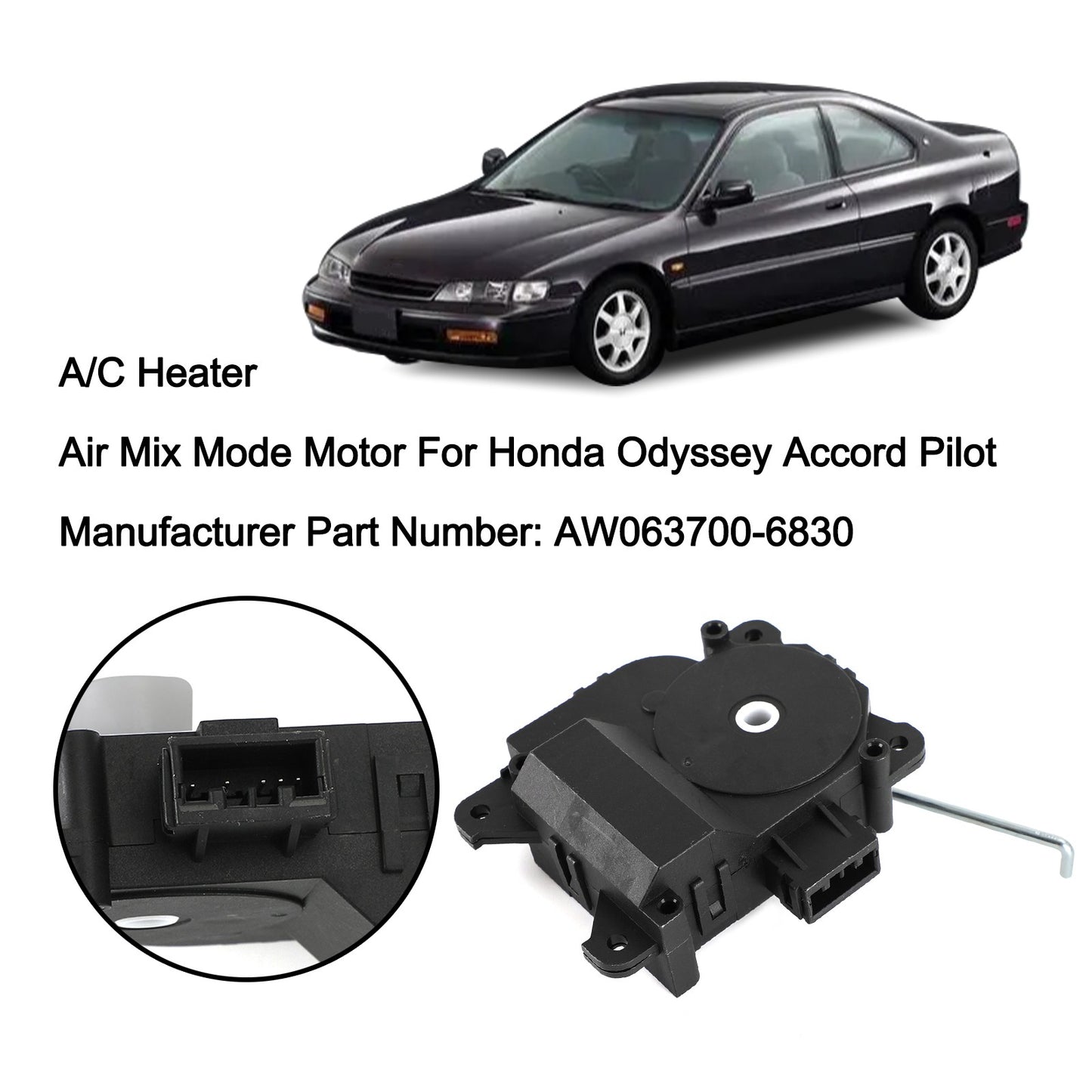 ️HVAC Passenger Air Mix Mode Motor AW063700-6830 For Honda Odyssey Accord,Pilot