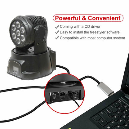 USB to DMX Interface Adapter DMX512 Stage Light Controller Cable For Computer