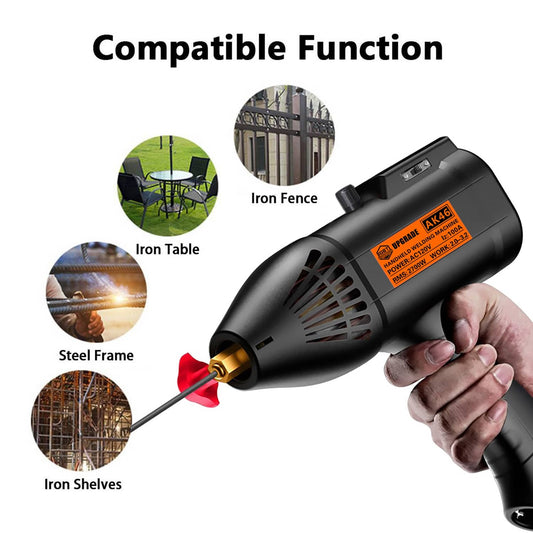 Solid Spare Handheld 110V Arc Electric Welder Digital Intelligent Welding Machine Kit 2700W