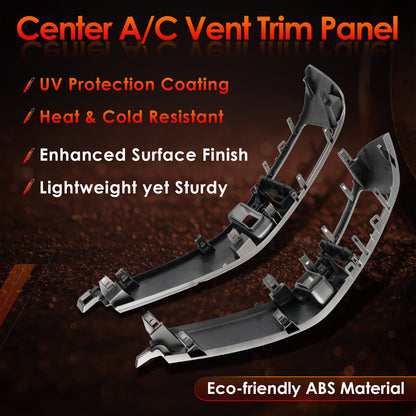 Instrument Air Vent Finish Panel Garnish For 03-09 Toyota Land Cruiser Prado 120